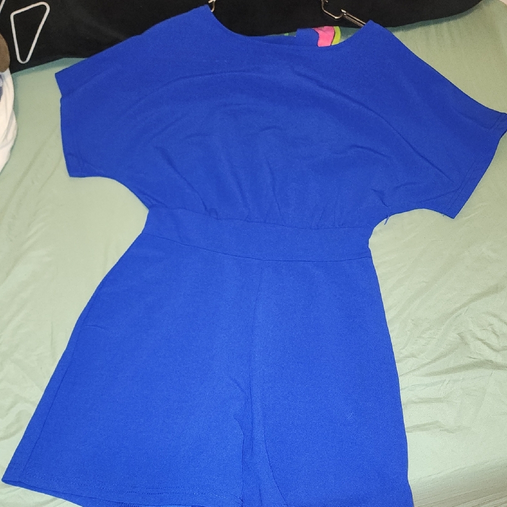 Vibrant Blue Romper